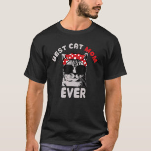 T-shirt Chat Meilleure Maman de Chat Chaton Miauler Avec M