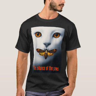 T-shirt Chat mignon amateur de films d'horreur et de chats