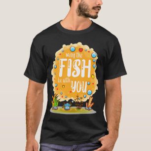 T-shirt Chat Mignon Avec Poisson Rouge - Je T'Aime Telleme