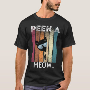 T-shirt Chat Mignon Cache-Cache Un Miaou