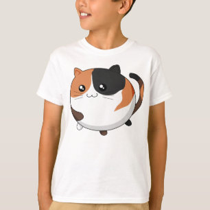 T-shirt Chat mignon de minou de calicot de Kawaii