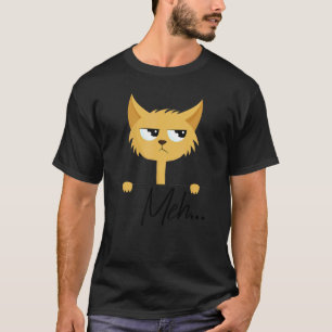 T-shirt Chat mignon mécontent drôle de costume d'Halloween