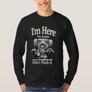 T-shirt Chat mignon mème café amateur humour drôle grinche