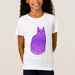 T-Shirt Chat moderne du milieu du siècle, orchidée et viol