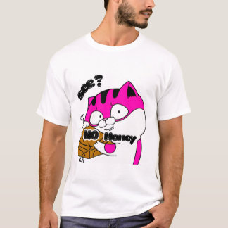 T-shirt Chat Montrant Sac « Ne Voyez Pas D'argent » T-Shir