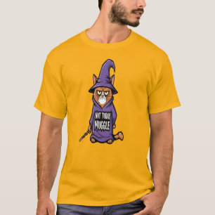 T-shirt Chat Muggle Pas Aujourd'hui - Chat Sorcier