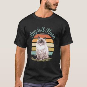 T-shirt Chat Nana Ragdoll Chat Fête des Mères Amateur de R