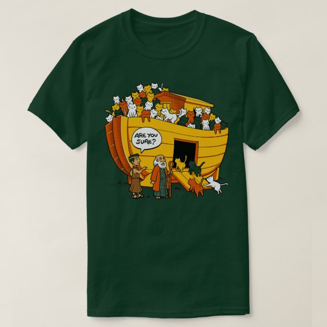 T-shirt Chat Noahs Ark (Design devant)
