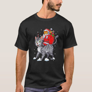 T-shirt Chat Noël Santa Caticorn Licorne Meowy Catmas