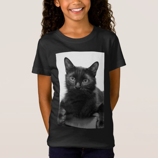 T-Shirt Chat noir (Devant)