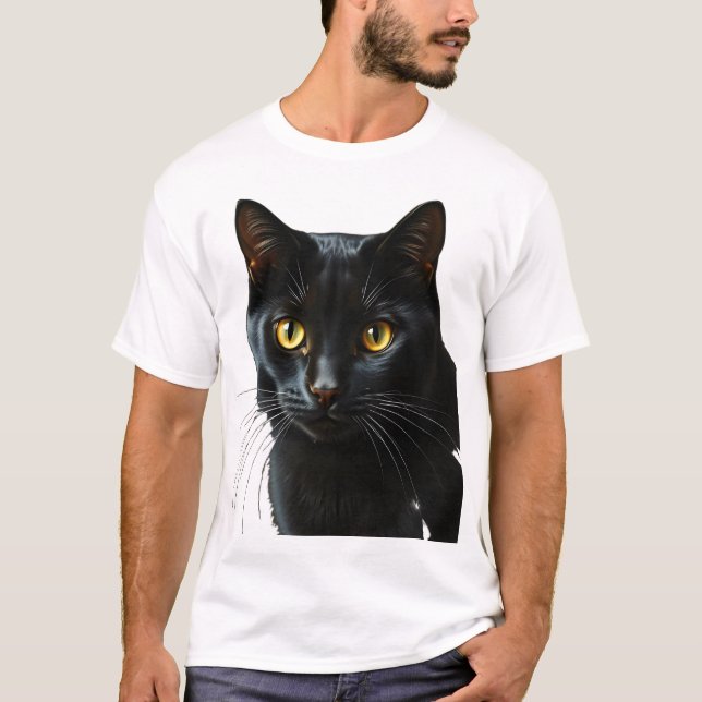T-shirt Chat noir 2 (Devant)