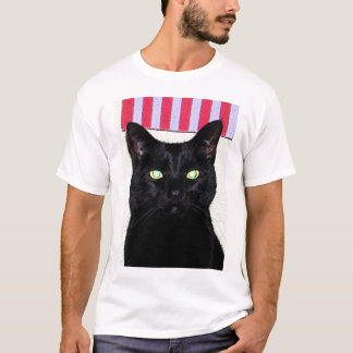 T-shirt Chat noir/bleu blanc rouge