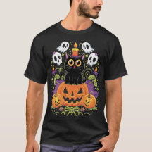Chat noir d'Halloween - Chat Éffrayant
