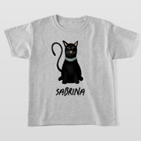 Chat noir éffrayant et mignon Halloween Enfants