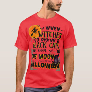T-shirt Chat noir effrayant Halloween Chat Jackolantern so