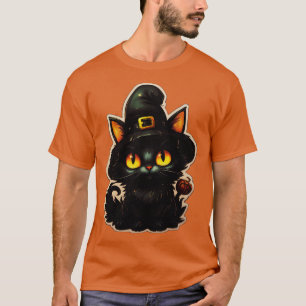 T-shirt Chat noir en sorcières Casquette Chats noirs Éffra