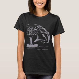 T-shirt Chat Noir Mangeant des Sardines