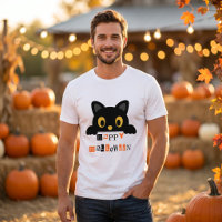 Chat noir mignon Halloween