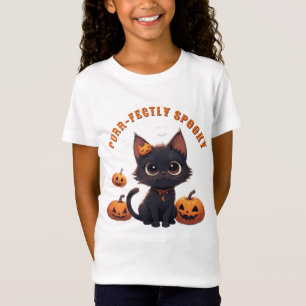T-Shirt Chat noir mignon Halloween kawaii 🎃