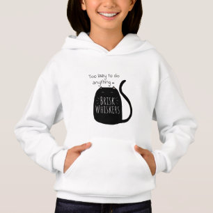 T-Shirt chat noir paresseux