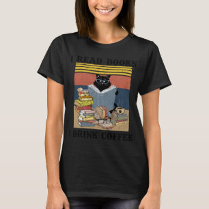 T-shirt Chat noir Thatu2019s Ce que je fais Je lis des liv