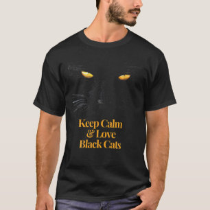 T-shirt Chat noir Yellow Eyes Blackcats