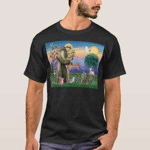 T-shirt Chat norvégien tabby - Saint François