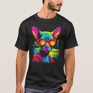 T-shirt Chat nu sphynx été