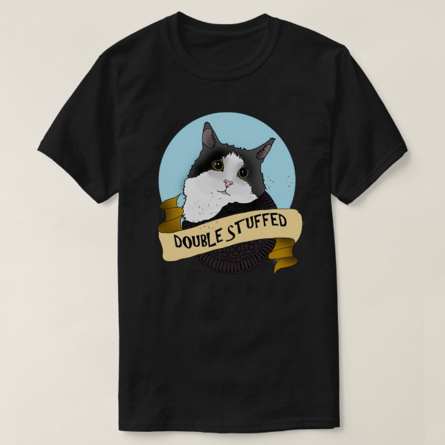 T-shirt Chat Oreo Tuxedo (Design devant)