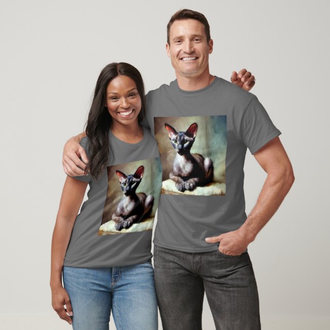 T-shirt Chat Oriental Shorthair (Unisexe)