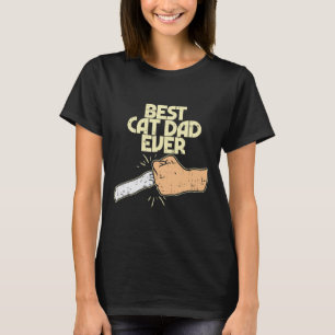 T-shirt Chat Papa Jamais Drôle Kitten Animateur Adulte Pro