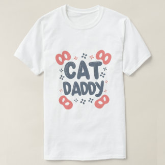 T-shirt chat papa, père amoureux des chats animal papa ani