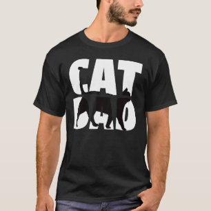 T-shirt Chat Papa Tee Chat Pour Père Zoo Animal Essentiel
