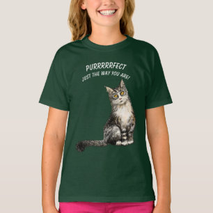 T-shirt chat parfait