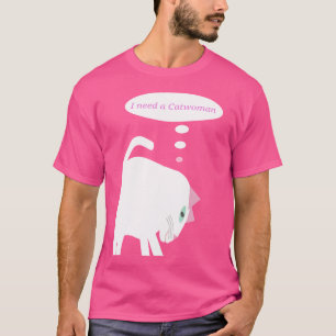 T-Shirt Chat Pensif