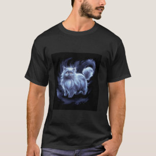 T-shirt Chat persan coloré
