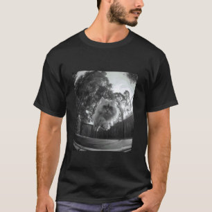 T-shirt Chat Persan Drôle sautant sur un Trampoline Amateu