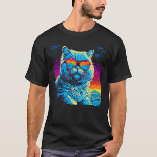 T-shirt Chat Persan Été