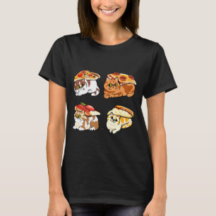 T-shirt Chat Persan Pizza