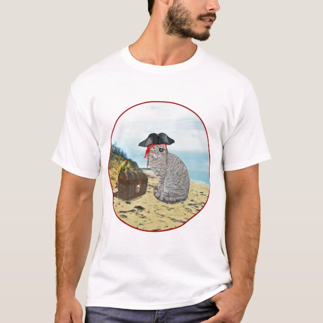T-shirt Chat Pirate (Devant)