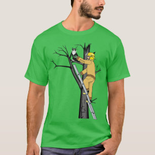 T-shirt Chat Pompier Service d'incendie Secourir Pompiers
