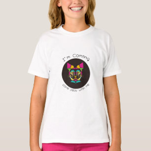 T-shirt chat pop art