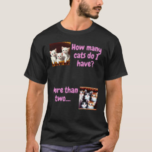 T-shirt Chat pour femmes filles et mères de chat