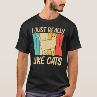 T-shirt Chat Pour Hommes Femmes Chat Chaton Animal De Comp
