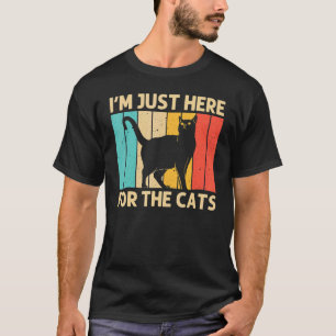 T-shirt Chat pour hommes femmes Chat noir Chat Personne