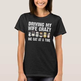 T-shirt Chat pour hommes papa mignon chat Animaux de compa