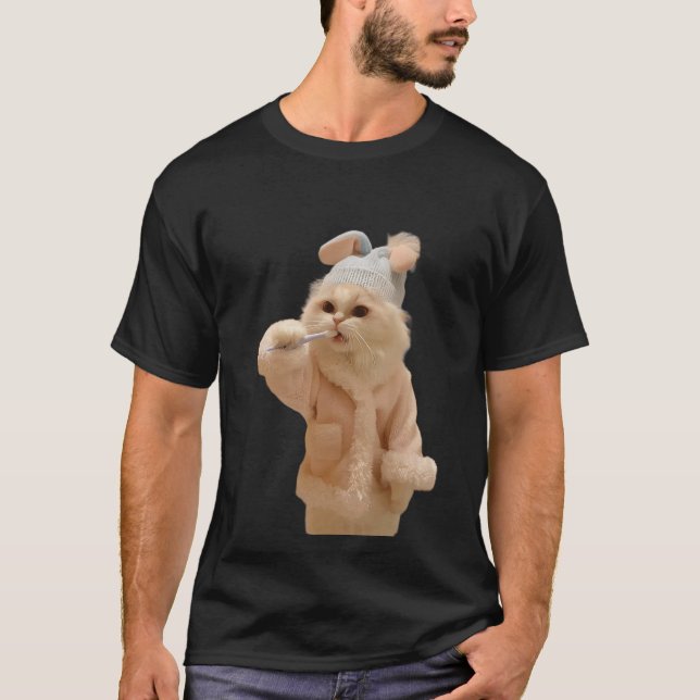T-shirt chat pour les amoureux des animaux (Devant)