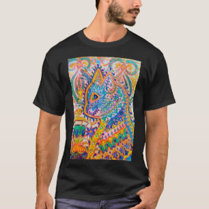 T-shirt Chat psychédélique, Louis Wain