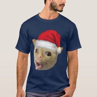 T-shirt Chat qui tousse dans des amis de meme de Noel