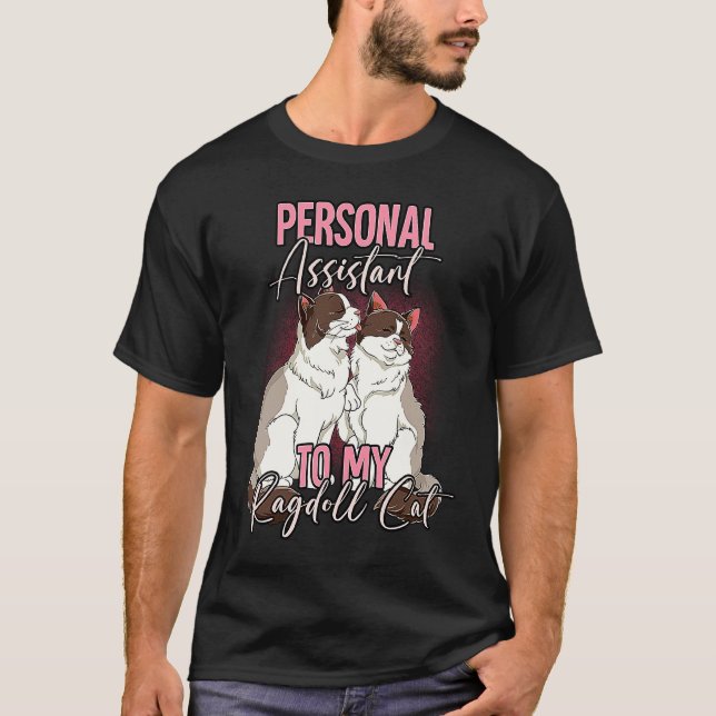 T-shirt Chat Ragdoll  10 (Devant)
